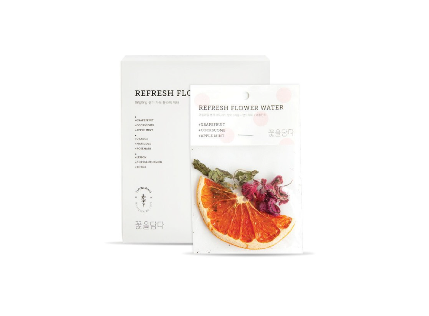 Refresh Water - Grape Fruit & Cockscomb & Applemint