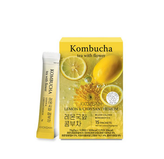 Flower Kombucha 15 Packets (Lemon & Chrysanthemum)